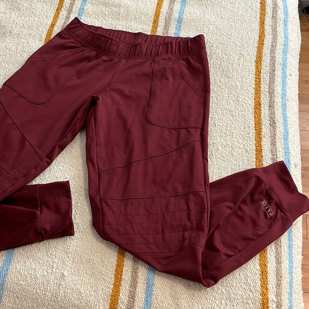 Fleo Moto style joggers.